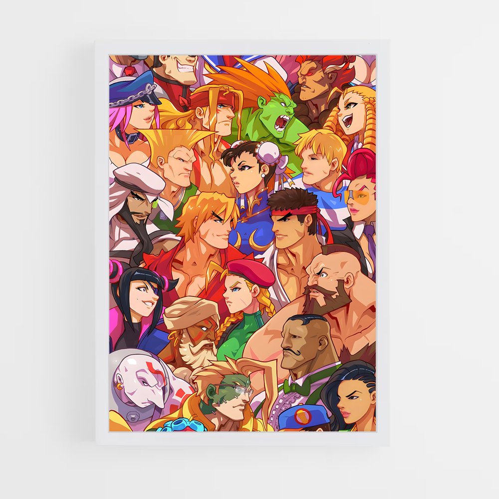 Poster Rumble Royale – affiche Street Fighter (vue 3)